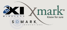 eXI Wireless, Somark Innovations, and Xmark Systems Logos